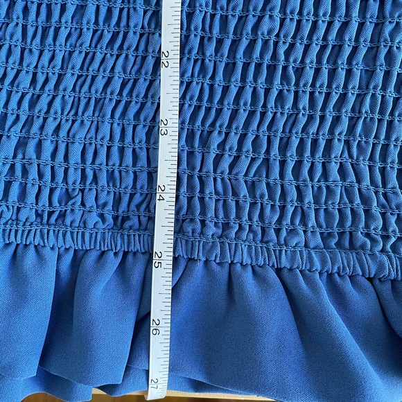 NWOT STORIA medium blueberry colored adorable dress - Picture 16 of 16